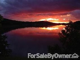 sunset from our deck