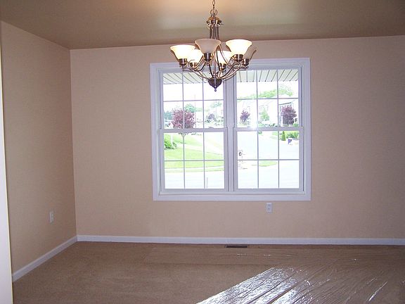 Formal Dining room with Stainless Steel Chandelier