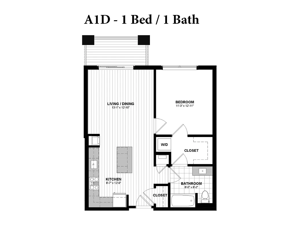 Floor plan A1D