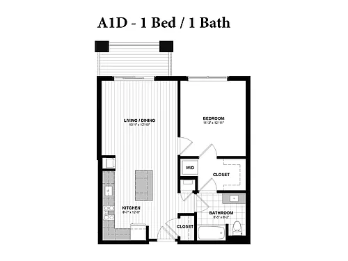 Floor plan A1D