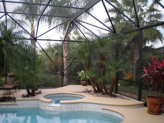 Heated pool & Spa overlooking preserve area