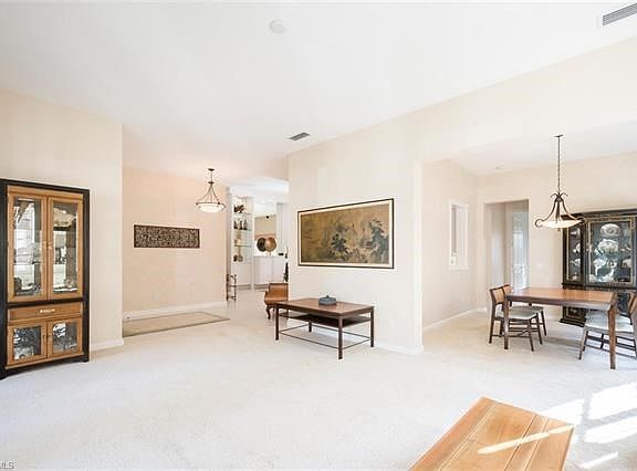 Large living room and formal dining room