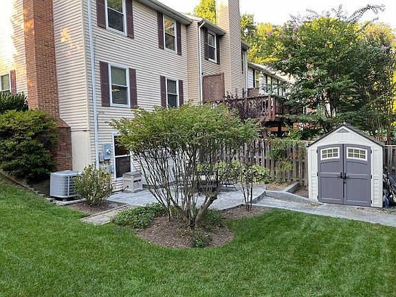 House and yard from back corner