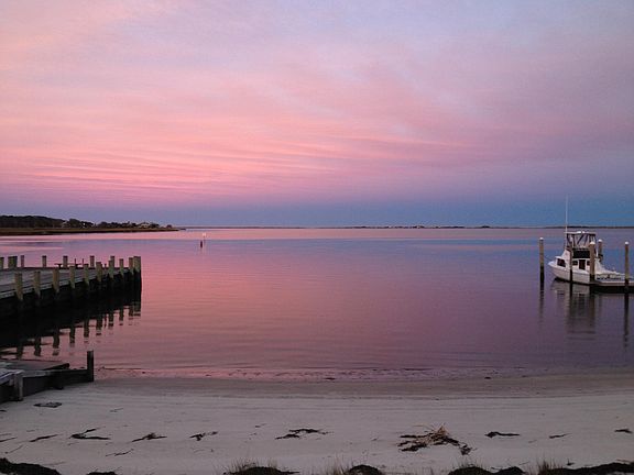 Sunset on private beach