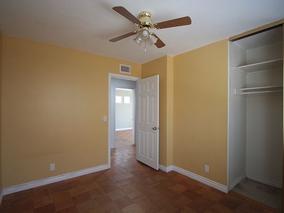Bedroom with Closet and Ceiling Fan
