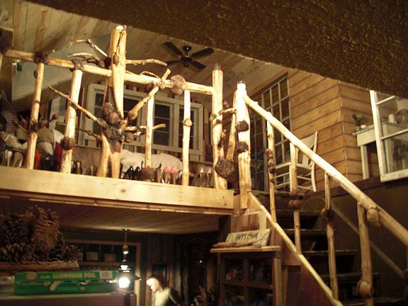 banister,loft.closet.