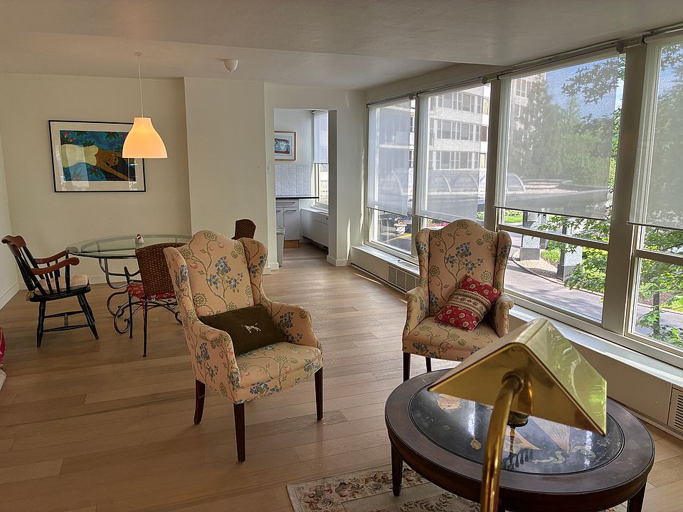 Living and dining area beyond