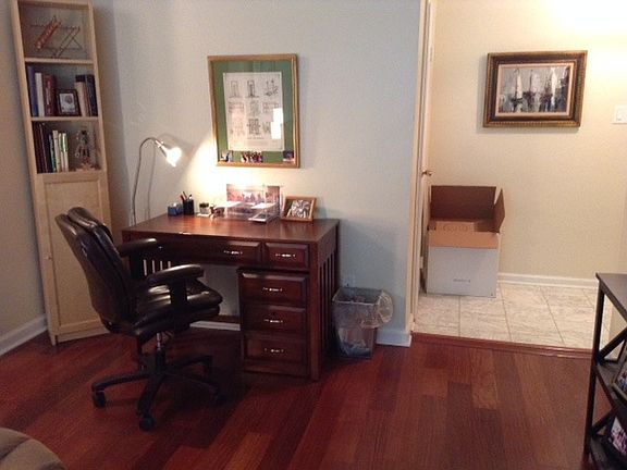 desk and chair (included)