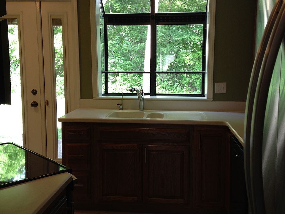 Kitchen garden window.