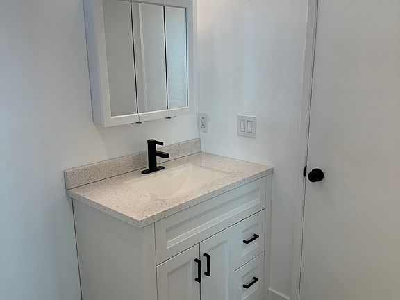 Remodeled bathroom.