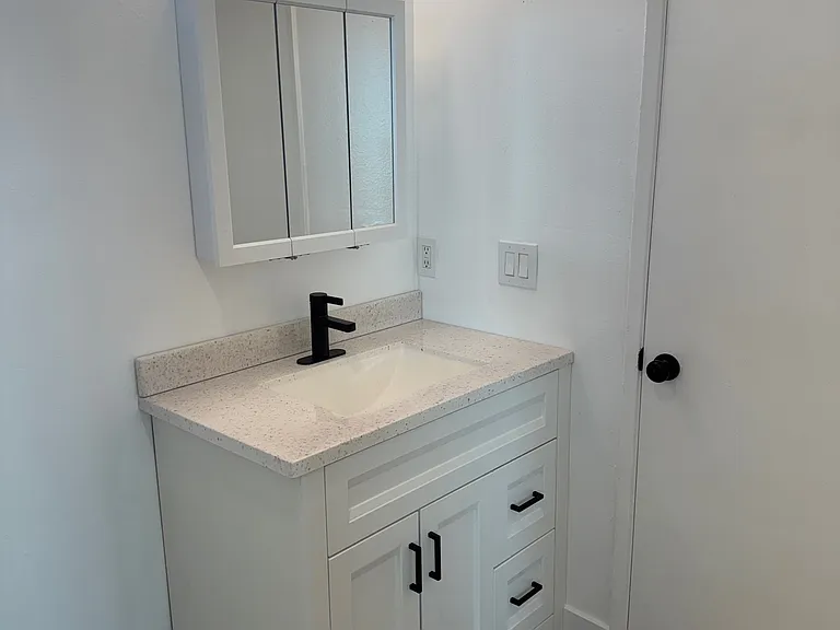Remodeled bathroom.