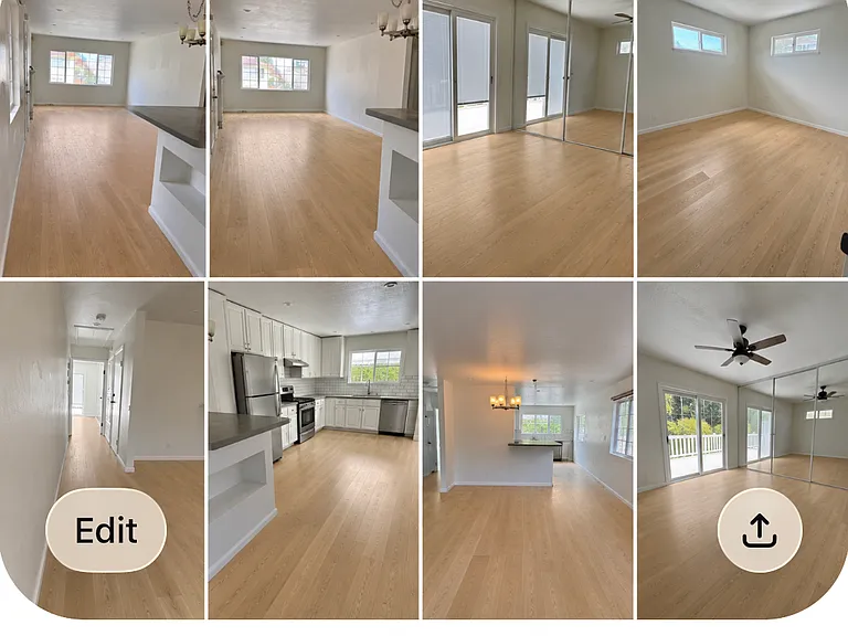 Floors being refinished lighter