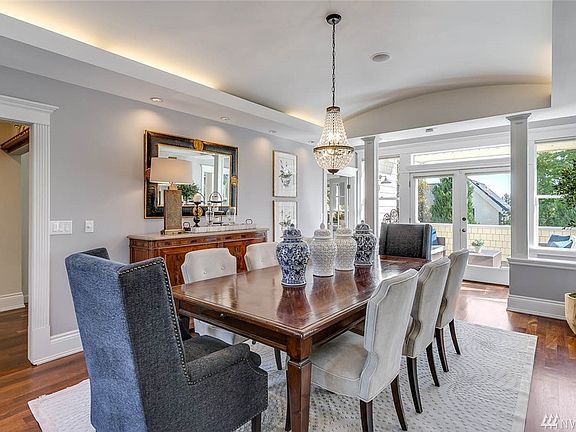 Capacious dining room is an entertainers dream.