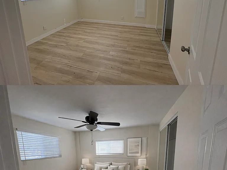 Front Bedroom with mirror closet