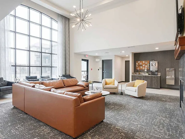 Our welcoming community room can be reserved for private use for when you want to host family or friends!