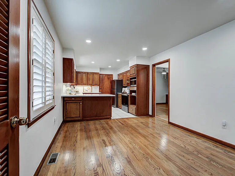 View From Front Door into the Dining Room and Kitchen