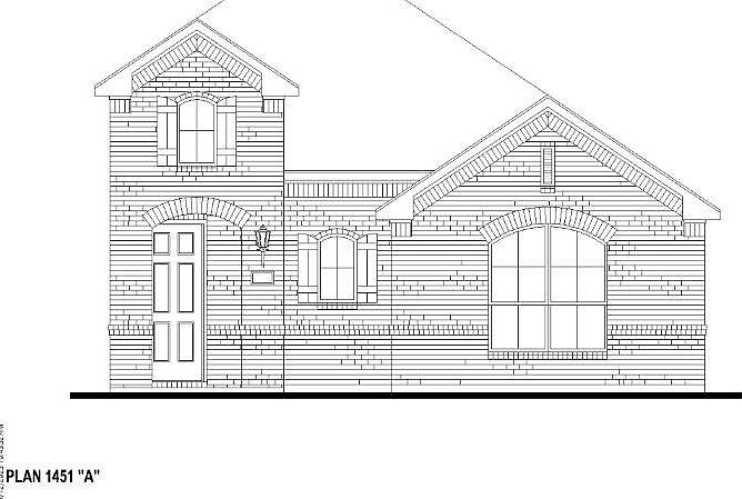 Plan 1451 Elevation A
