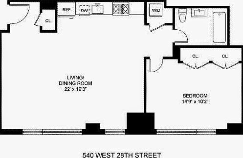 2nd image of 540 W 28th St APT 4H