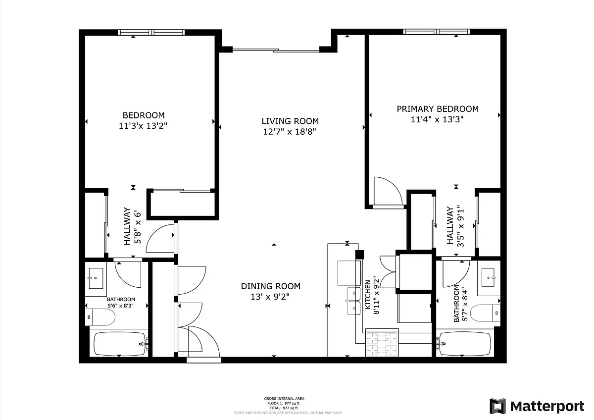 Floor plan 2X2AcT1