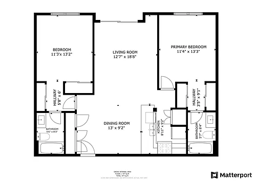 Floor plan 2X2AcT1