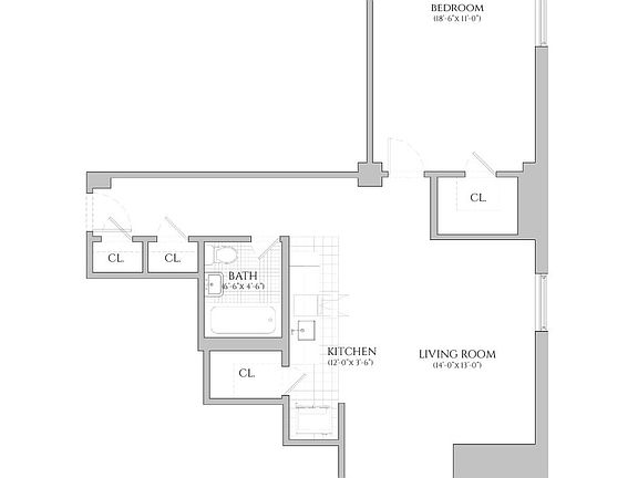 2nd image of 160 W 71st St APT 12E