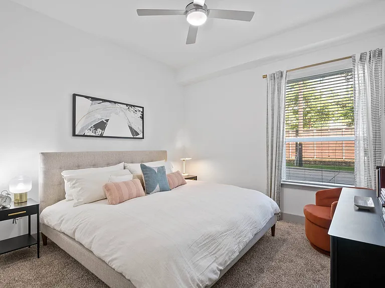 Plush Bedroom Carpeting at Abstract at Design District