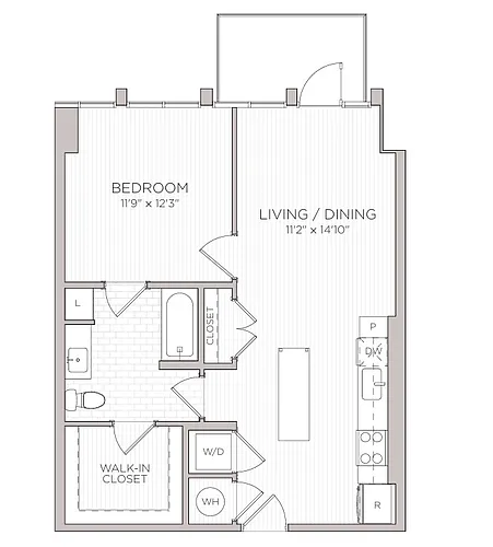 Floor plan A8 1B