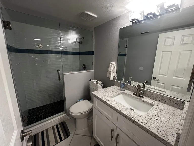Guest Bathroom with Walk-In Shower