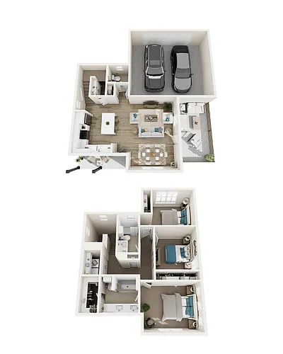 Floor plan C1D