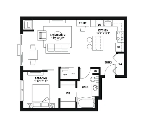 Floor plan B8