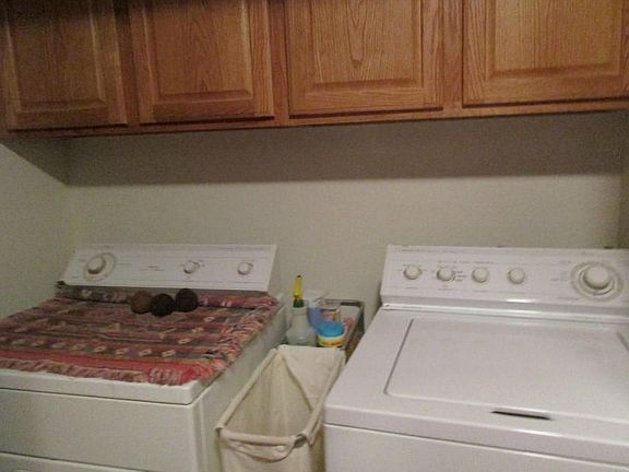 Washer and Dryer In Master