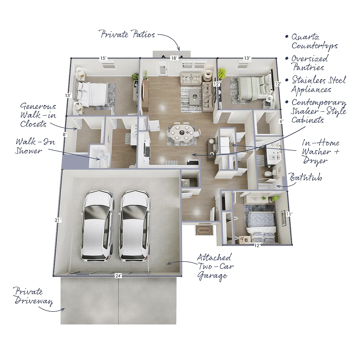 Floor plan Elite ADA