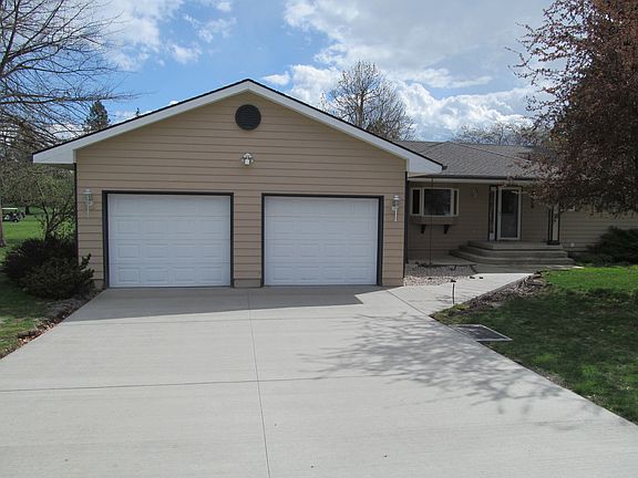 Garage with heated slab