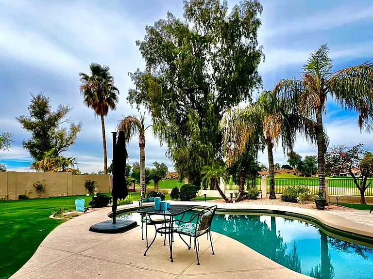 Amazing Views of the Golf Course in relaxing back yard.