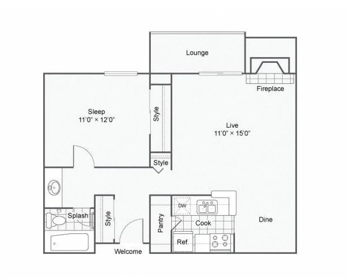 Floor plan Falcon