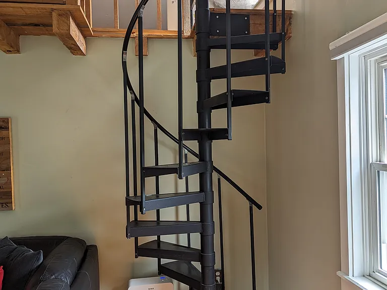 Staircase to Lofted Office