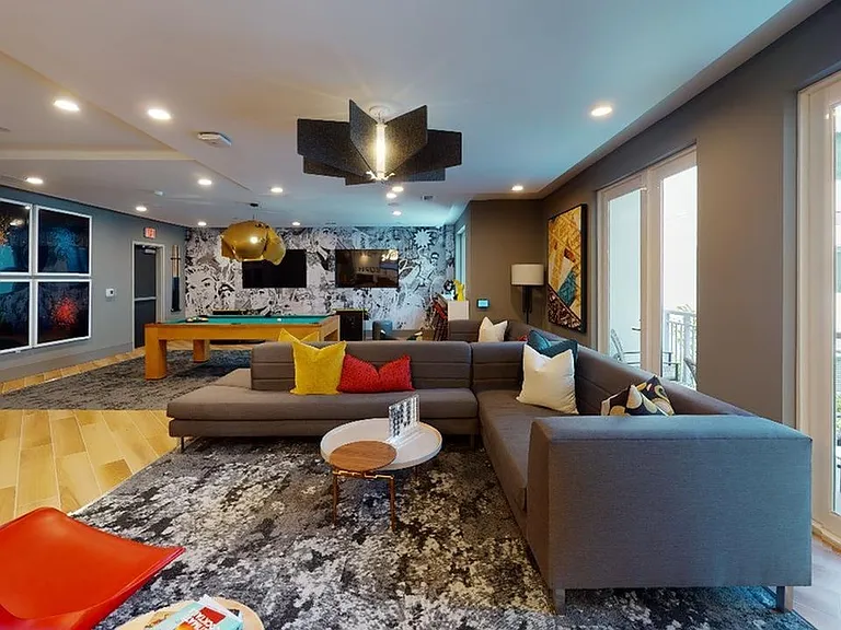 Expansive Clubroom with Wi-Fi Lounge, Games & HDTV