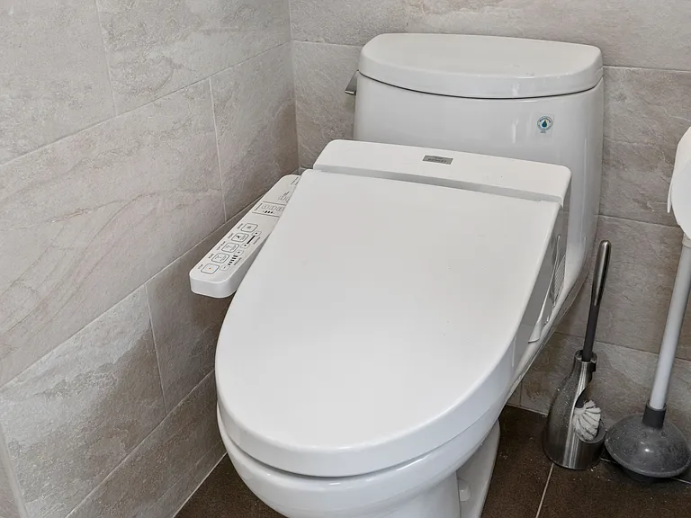 Toilet with Heated Bidet