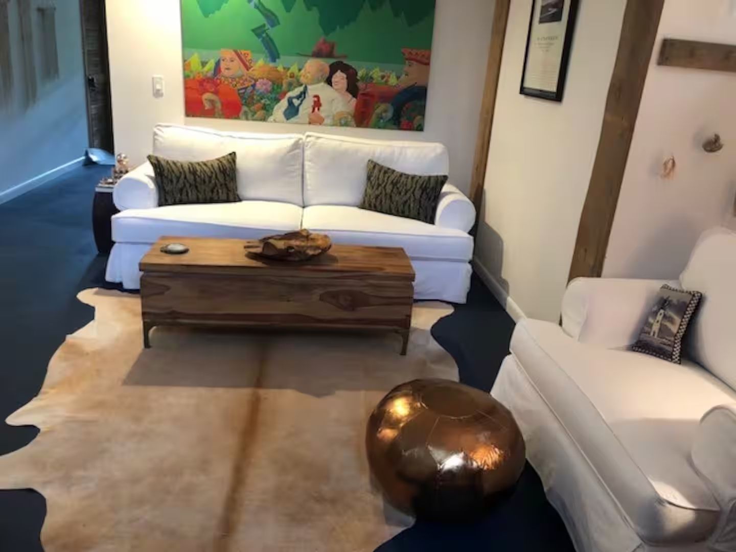 downstairs tv room/ game area