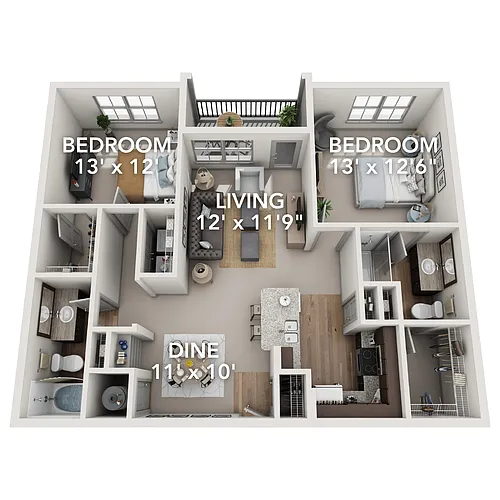 Floor plan B1