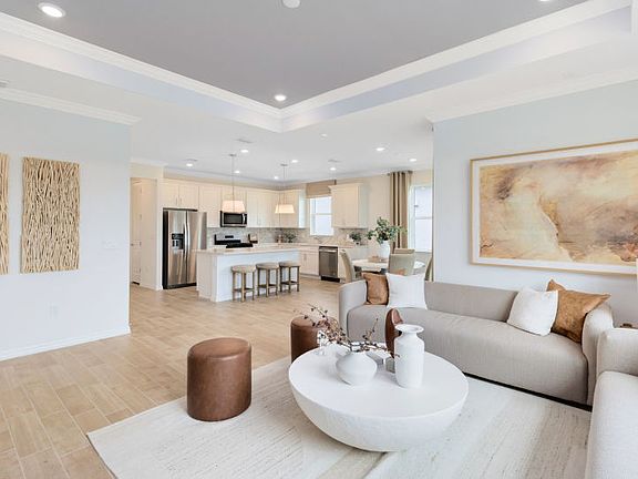 Connected Kitchen and Gathering Room