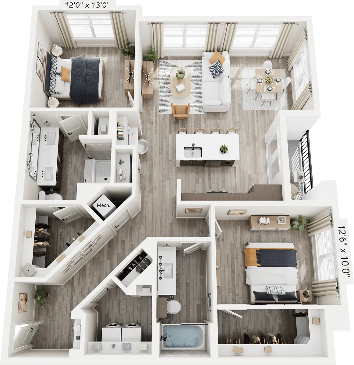 Floor plan B3