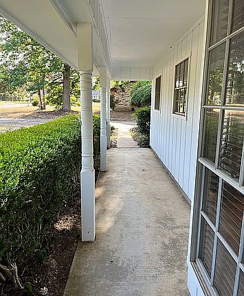 Covered front porch