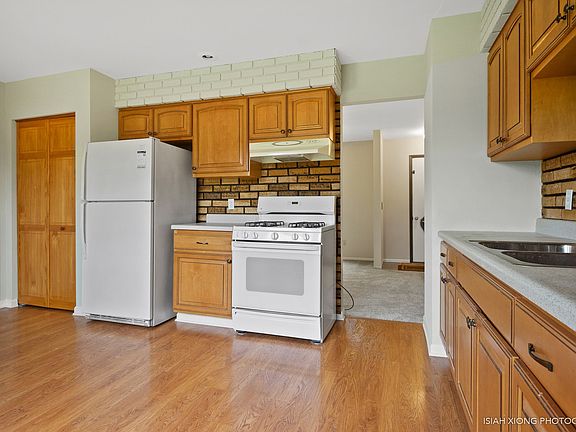 Large kitchen has room for eat-in dining.