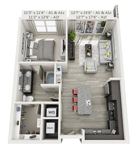 Floor plan A1