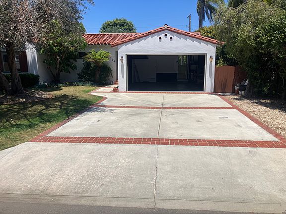 Driveway and garage