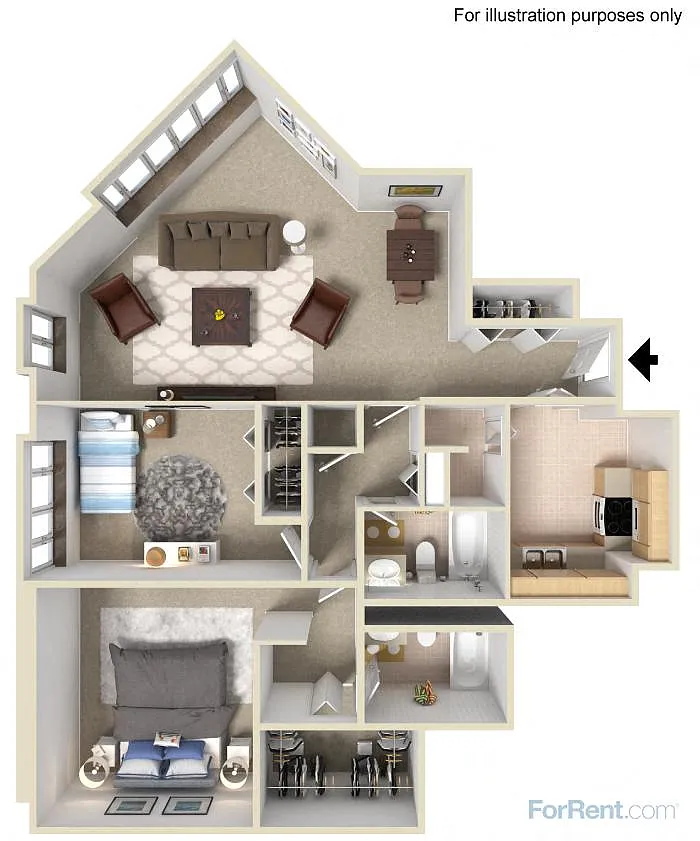 Floor plan Riverscape - D/H