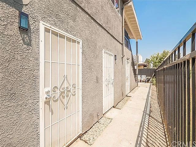 Man Door side entrance to Garages