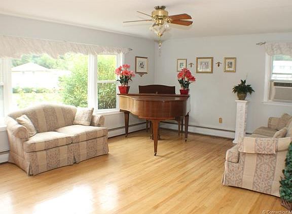 Living room is spacious and...