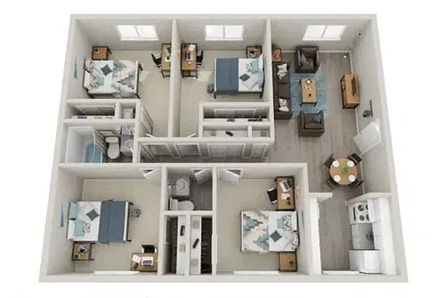 Floor plan Four bedroom